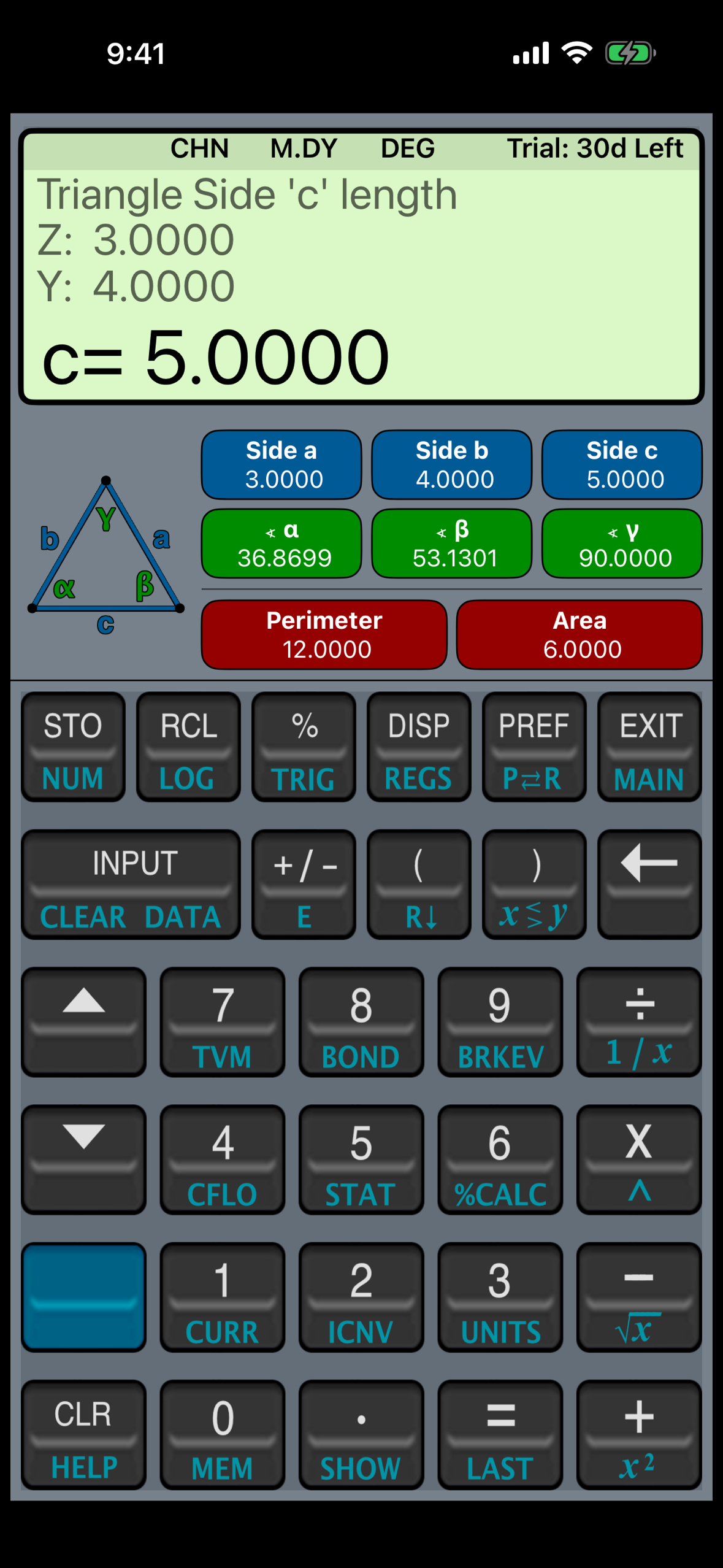Triangle solution