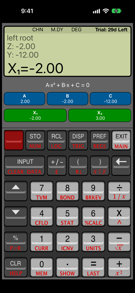 Quadratic equation
