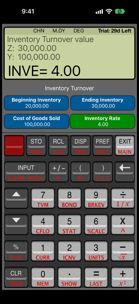 Inventory turnover